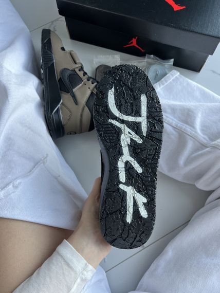 Кросівки Jordan x Trav3is Sco3tt Cut The Check Jumpman Jack Dark Mocha, В'єтнам 2059 40 | Зображення 3