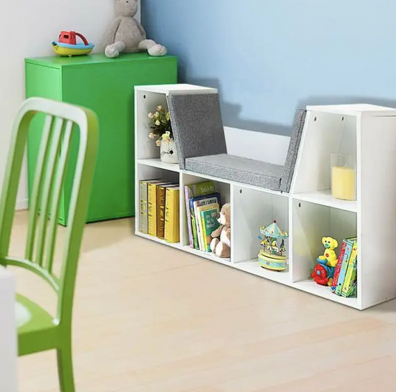 Шафа-органайзер Costway Kinder із подушкою для сидіння | Зображення 5