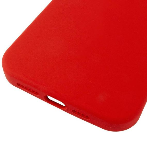 Чохол Silicone Case (AA) Logo with MagSafe для Apple iPhone 15 (6.1") Бежевий / Desert Gold Червоний / Red | Зображення 4