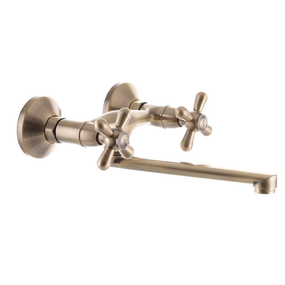 Смеситель для кухни Haiba Dominox 361 бронзовый (HB0092)