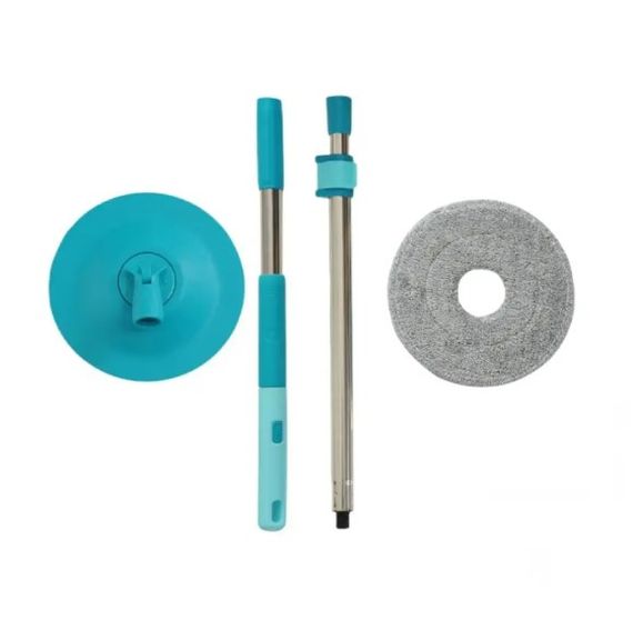 Набір для прибирання Motek відро на 12 л, швабра та моп круглий (MT-50) | Зображення 2