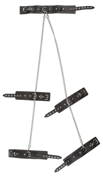 Набір фіксаторів для бдсм ігор ZADO All-Over-Fessel | Зображення 3