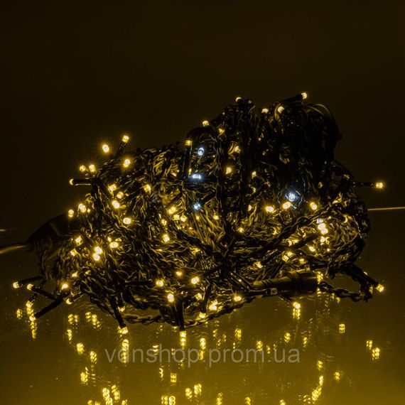Вулична гірлянда Бахрома 25 м 405 LED чорний провід Жовтий 25MBY | Зображення 2