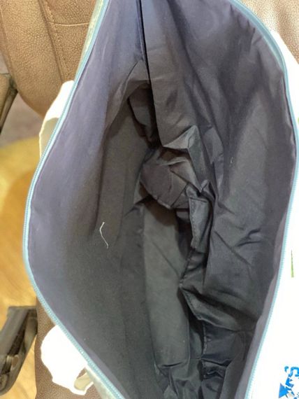 Женская большая пляжная сумка одно отделение на молнии AV013 размер 40/36, серая | Зображення 2