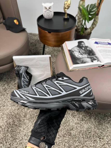 Чоловічі кросівки Salomon XT-6 Black Grey White , В'єтнам | Зображення 6