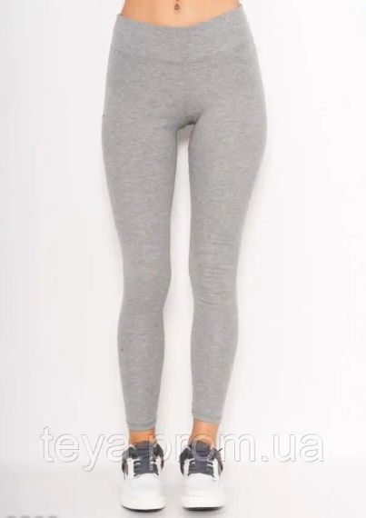 Легінси колір світло-сірий розмір 4XL FI_005354