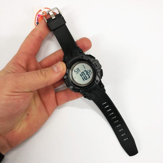 Годинник наручний чоловічий SKMEI 1545BKWT BLACK-WHITE, водонепроникний чоловічий годинник. Колір: чорний | Зображення 5