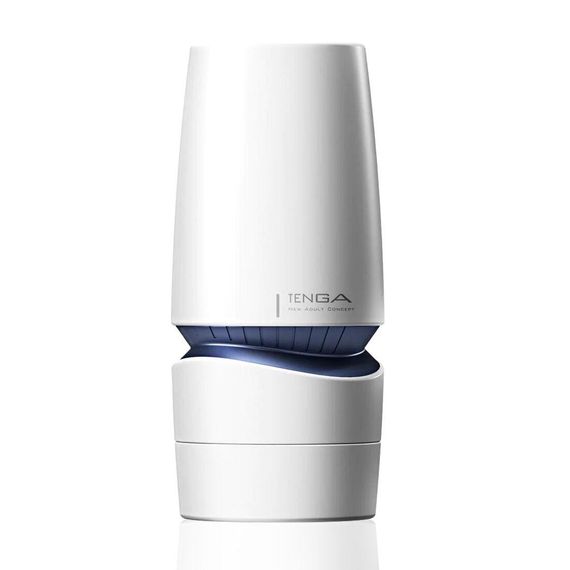 Мастурбатор чоловічий Tenga AERO, синій – регульоване всмоктування, текстурований канал, багаторазовий | Зображення 1