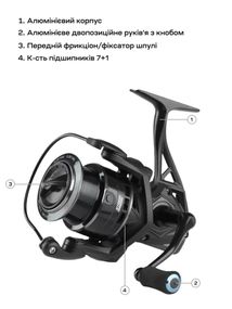 Котушка Brain Storm 6000 7+1BB