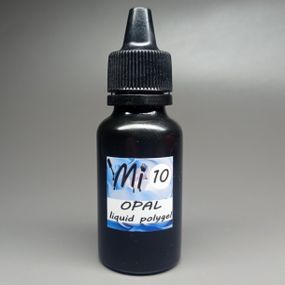 Жидкий полигель Мі OPAL #10 голубой с шиммером 30мл (флакон)