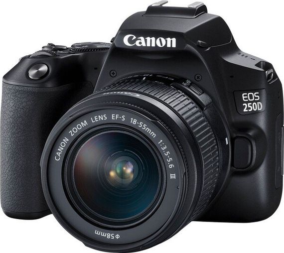 Цифрова дзеркальна фотокамера Canon EOS 250D kit 18-55 DC III Black (3454C009)