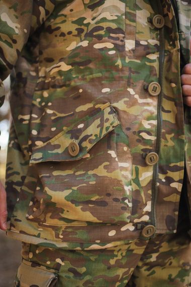 Костюм тактичний Гірка 5 зимовий Мультикам з налокітниками та наколінниками | Зображення 7