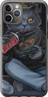 Чохол на iPhone 11 Pro gamer cat із пластику FCh_033274