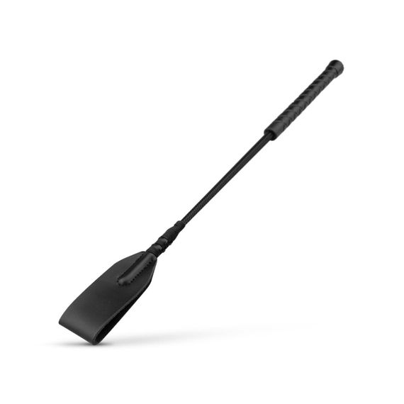 Шлепалка Bedroom Fantasies: Faux Leather Crop Whip, черная Sex Aura
