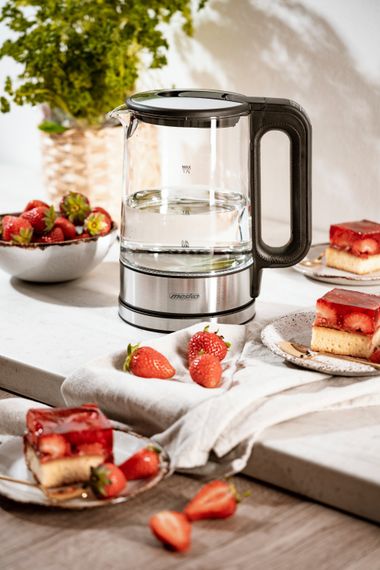 Електрочайник Mesko MS 1301 black 1850-2200Вт/ 1.7л/ скло/ встановлення температури