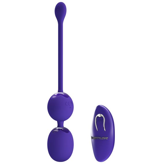 Вагінальні віброкульки - Pretty Love Willie Vibrating Kegel Balls Blue | Зображення 3