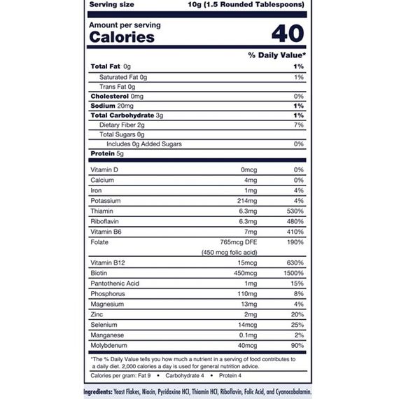 Пивні дріжджі KAL Nutritional Yeast Flakes 624 g /30 servings/ Unsweetened CAL-38010 | Зображення 1
