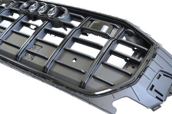 Передняя решетка радиатора SQ-Style (2018-2023, черная) для Ауди Q8 2018- гг | Зображення 2