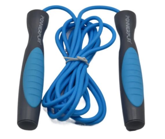 Скакалка PowerPlay 4204 Classic Jump Rope Блакитна 2,7 м (PP_4204_Blue) | Зображення 1