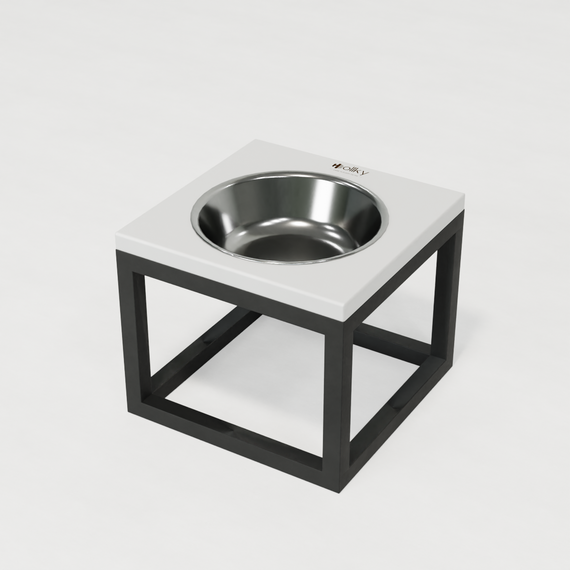 Миска на подставке для больших собак Hollky Base Solo XL (1 × 1,8 л) Solo XL-262620-GRWH