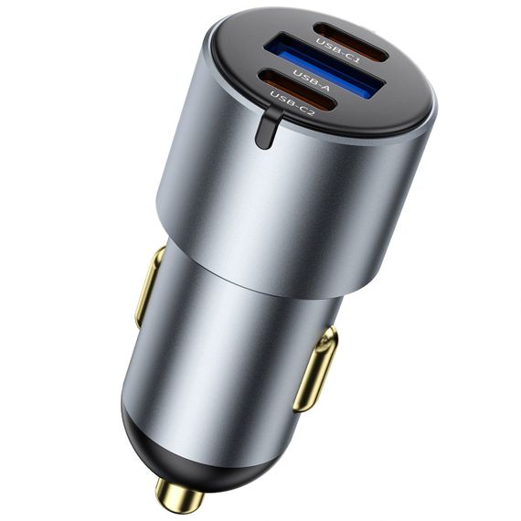 АЗУ WIWU CC032 Nano Pro PD60W+QC3.0 (1USB-A/2C) Gray | Зображення 3