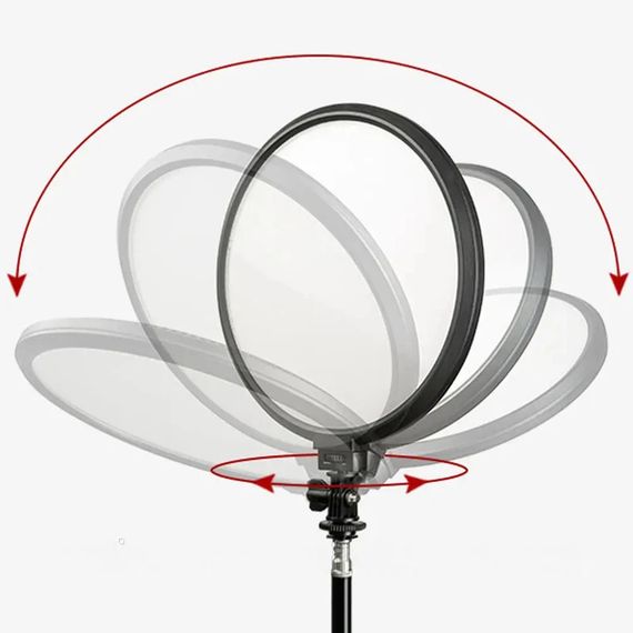 Кругла LED Лампа для Селфі Рівномірне освітлення XPRO M666 (234574746_949) | Зображення 4