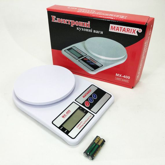 Ваги кухонні MATARIX MX-400 10кг | Зображення 5