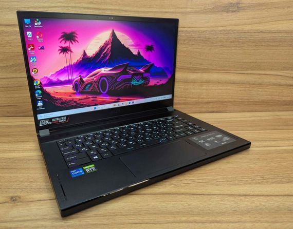 Ігровий ноутбук MSI GS66 Stealth 11UE / 15.6" (1920x1080) IPS / Intel Core i7-11800H (8 (16) ядер по 2.3 - 4.6 GHz) / 16 GB DDR4 / 1000 GB SSD / nVidia GeForce RTX 3060, 6 GB GDDR6, 192-bit / WebCam / Windows 11 б/в + Подарунок Бездротова миша / USB | Зображення 3