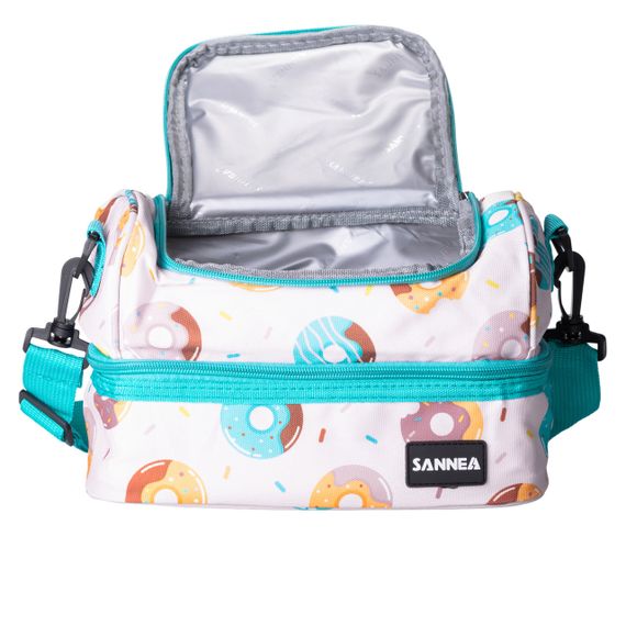 Ланч бег 25×15×15 (см) сумка для їжі в школу термосумка 7 (л) дитяча для ланчу, пікніка Рожевий HP-14-11 | Зображення 1