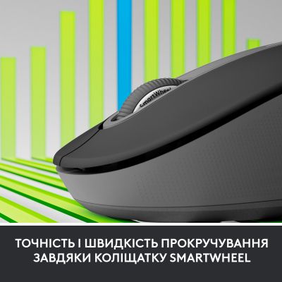 Мышка Logitech Signature M650 L Wireless Mouse for Business Graphite (910-006348) (910-006348) | Зображення 4