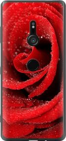 Чехол на Sony Xperia XZ3 H9436 Красная роза "529u-1540-17620"