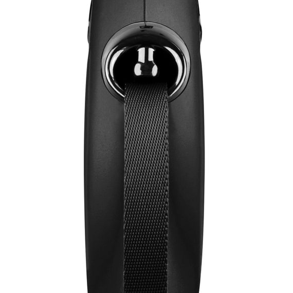 Повідець-рулетка Flexi для собак New Classic стрічка чорна розмір L 5 м/ 50 кг | Зображення 1