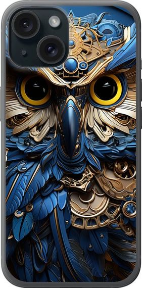 Чехол на iPhone 15 Сова v2 "5649u-3075-17620"