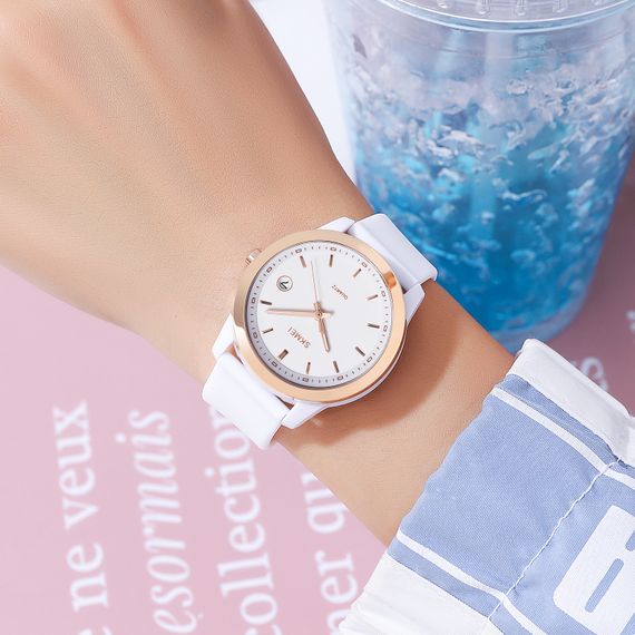 Класичний жіночий годинник Skmei 2319WT White | Зображення 2