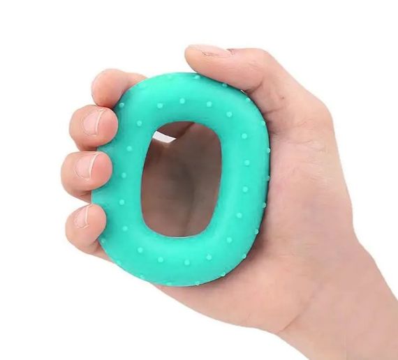 Еспандер кистьовий силіконовий PowerPlay PP-4337 Hand Grip Medium 20 кг Зелений (PP_4337_Green_20kg) | Зображення 1