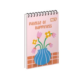 Зошит для записів А7 YES Palette of happiness 152359 80 аркушів