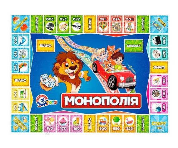 Настільна гра "Дитяча монополія ТехноК", арт.0755 | Зображення 1