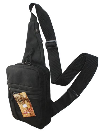 Тактична барсетка плечова для прихованого носіння Чорна 264/1 MAS MAS