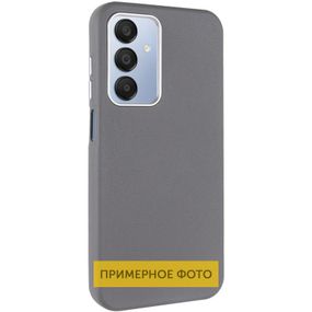 Шкіряний чохол Leather Case Metal Buttons для Xiaomi Redmi 9C Titanium Gray