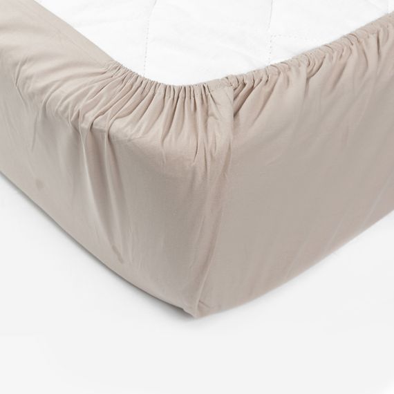 Простирадло на гумці SoundSleep Mokko ранфорс 160х200 см мокко (91533111) | Зображення 1