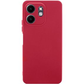Чохол TPU GETMAN Liquid Silk Full Camera для Xiaomi Redmi 15 (EU) Червоний / Dark Red