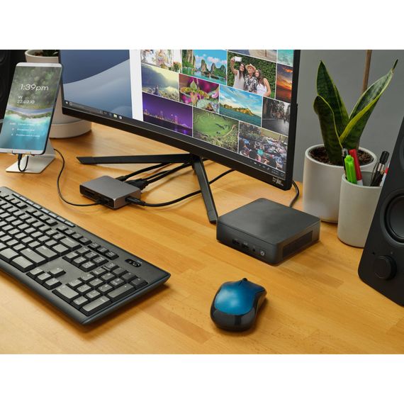 Компьютер ASUS NUC 13 Pro RNUC13ANHI700002I Tall Kit(L6) / i7-1360P, 22x80 NVMe; 22x42 SATA/2.5'' SATA slot, EU (90AR00C1-M000K0) | Зображення 6