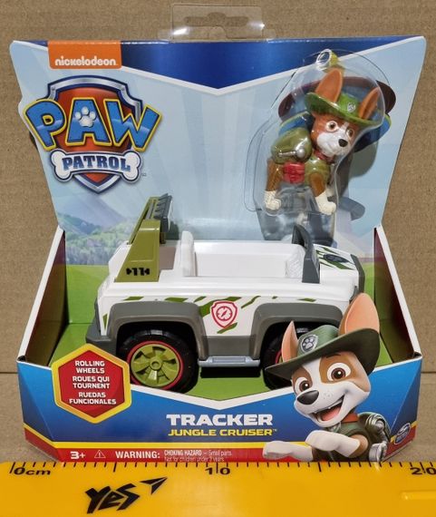 Щенячий патруль Спасательный джип и фигурка Трекер. Paw Patrol Tracker's Jungle Cruiser Vehicle with Figure | Зображення 4