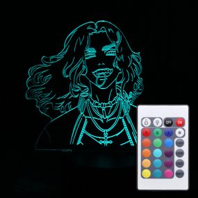 Акриловый светильник-ночник с пультом 16 цветов Кэйсукэ Бадзи (Keisuke Baji) tty-n000569