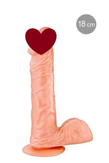 Фаллоимитатор Real Body - Real Tony Flash, TPE, диаметр 3,5см Sex Aura