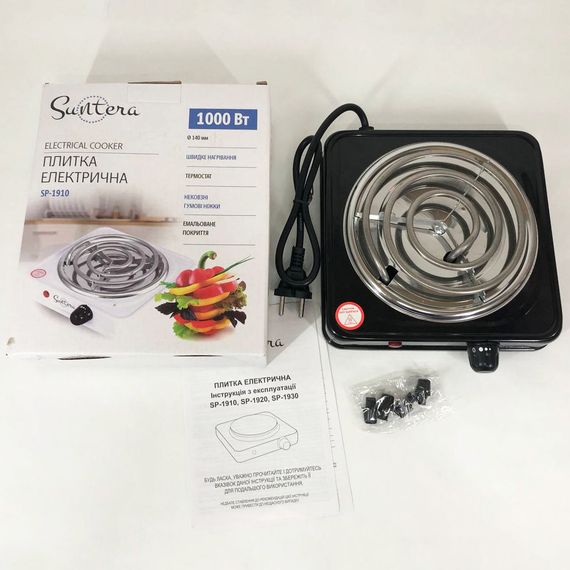 Електроплити одноконфорочні, Електроплита настільна від мережі, Електрична плита з високою потужністю QY-38 | Зображення 2