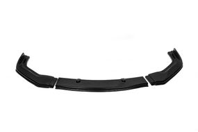 Накладка на передний бампер ЛИП V2 (черная) для Honda Civic Sedan X 2016-2021 гг.
