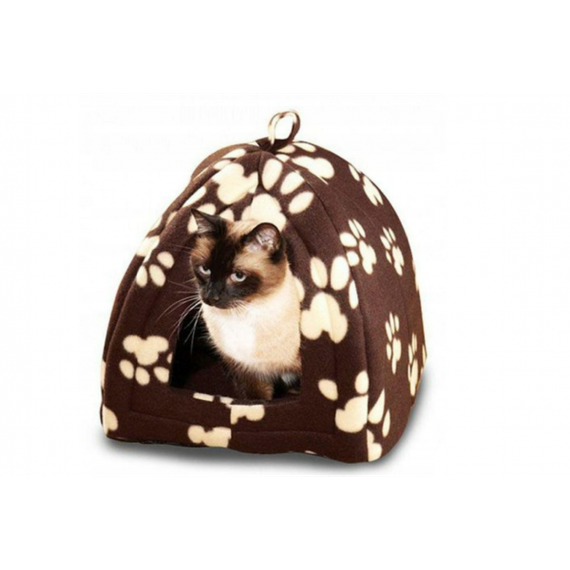 Мягкий домик для собак и кошек Pet Hut Brown | Зображення 8