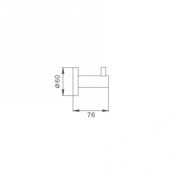 Гачок для рушників Frap F30205 | Зображення 1