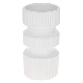 Ваза кераміка 27 см білий глянсовий. БОНА ДІ